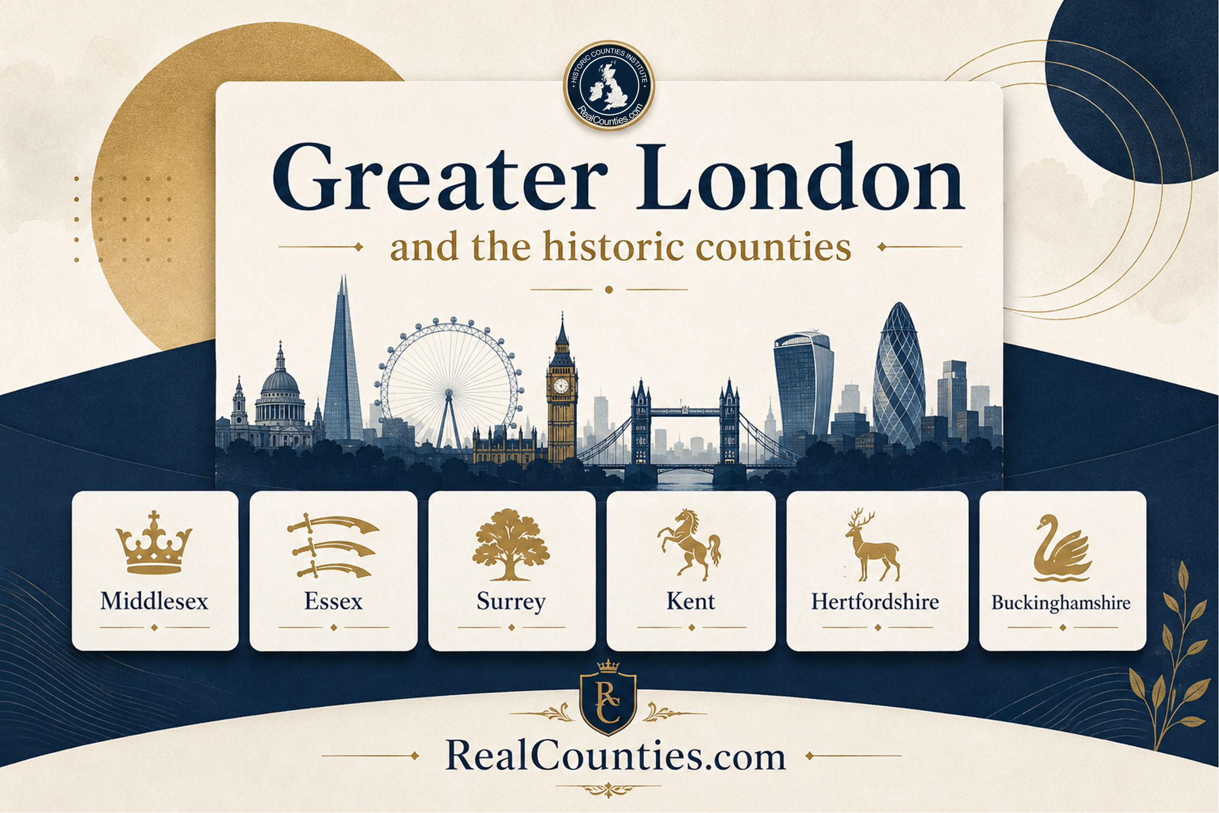 Greater London and the historic counties explained