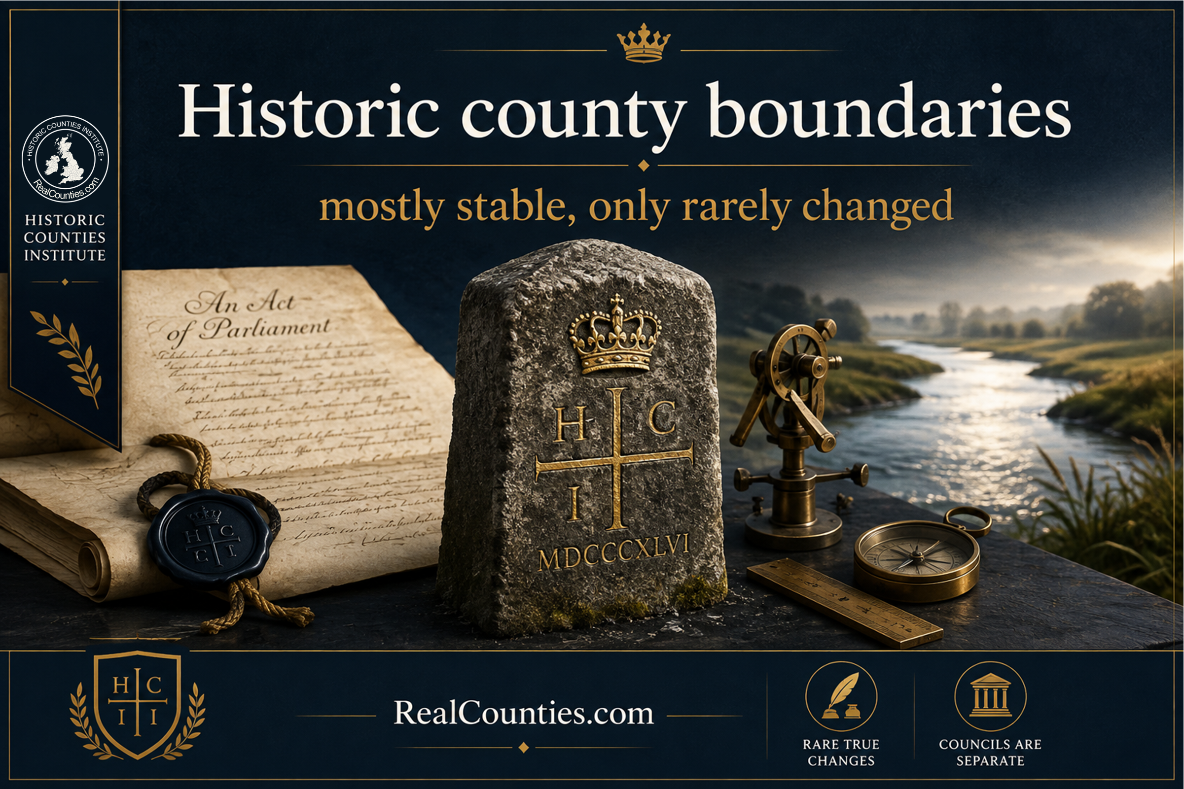 Have historic county boundaries ever changed?