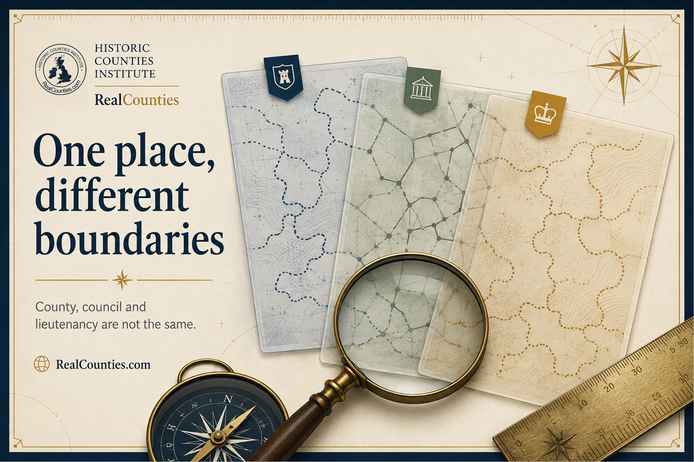 Why do different maps show different county boundaries?