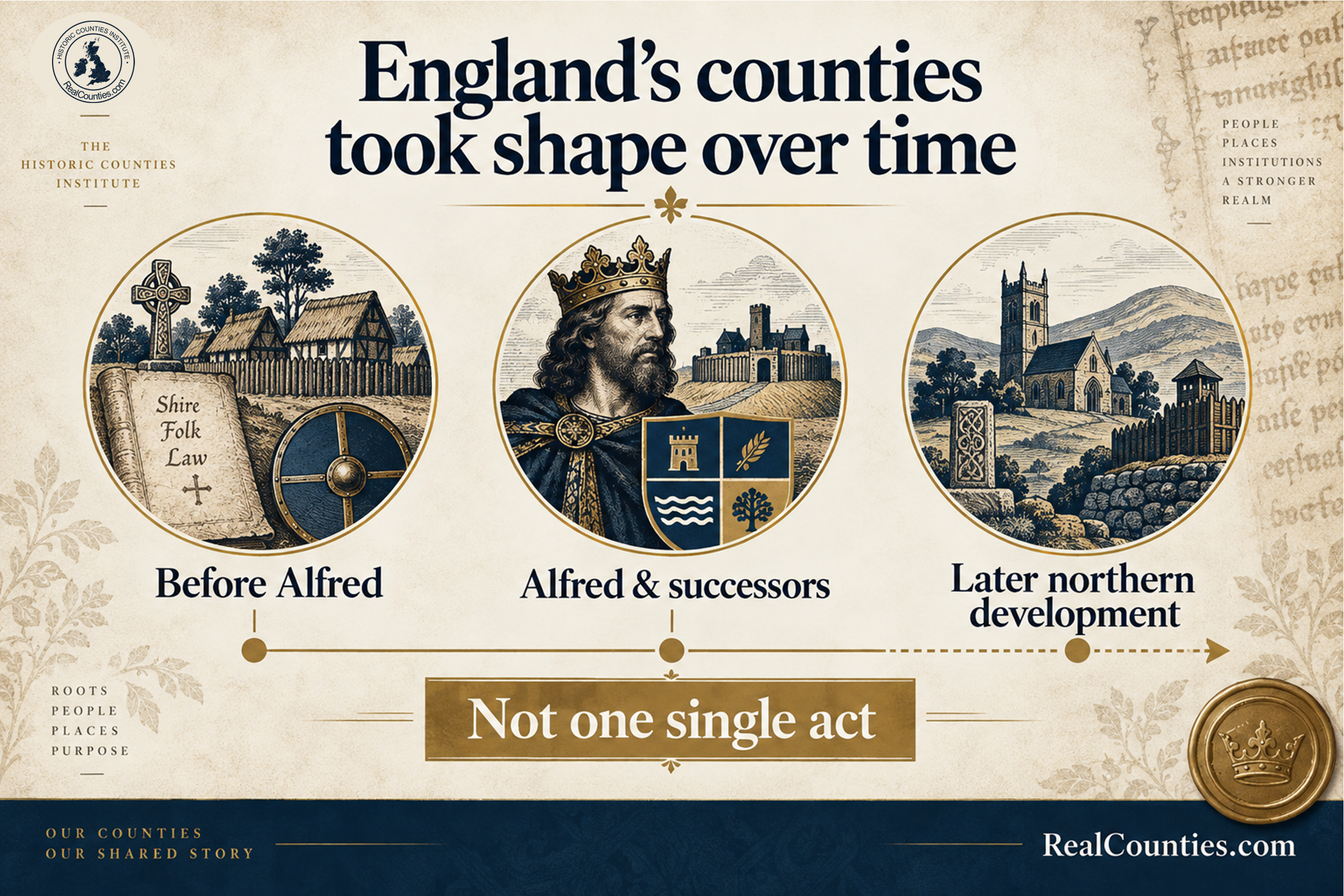 Did Alfred the Great create England’s counties?